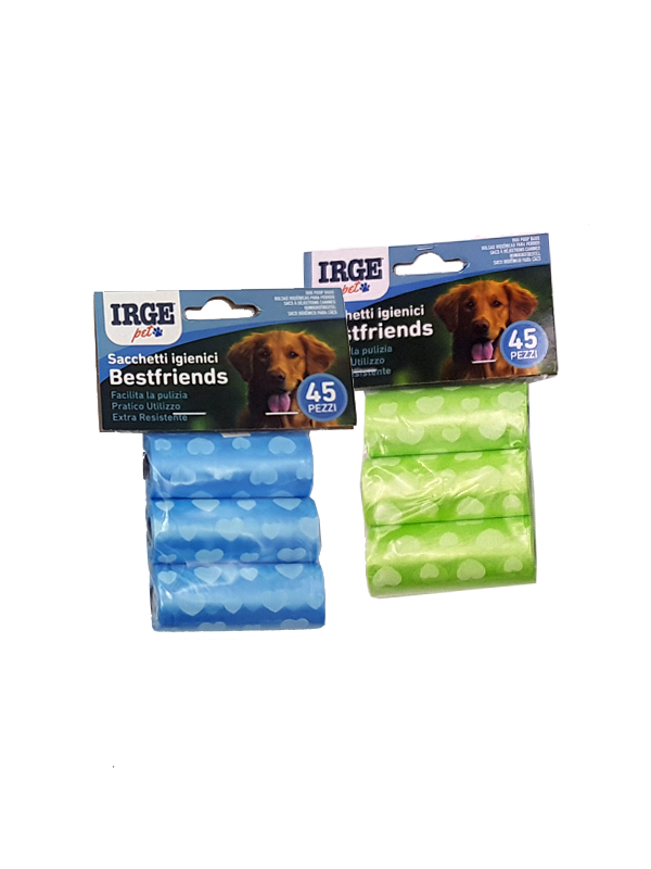 Irge Sacchetti Igienici Per Cani 1 Confezione 45 Sacchetti - Casabalò